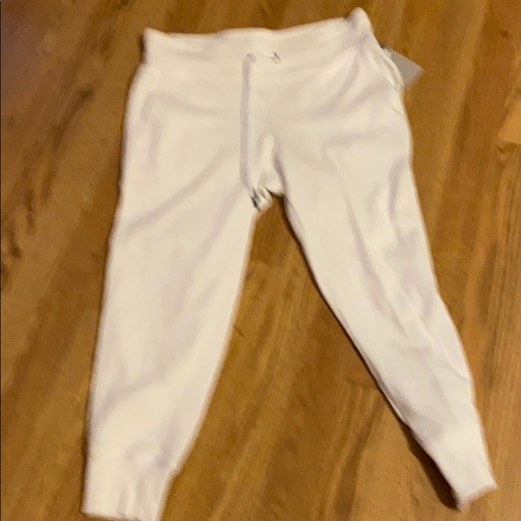 BNWT DKNY sport white sweat pants women size M - Picture 2 of 7